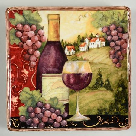 Merlot Sunset Dinner Plate