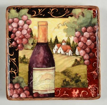 Merlot Sunset Dessert/Pie Plate
