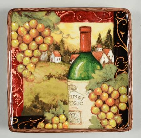 Merlot Sunset Dessert/Pie Plate