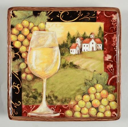 Merlot Sunset Dessert/Pie Plate