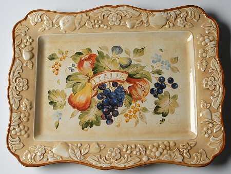 Italia 17" Rectangular Serving Platter