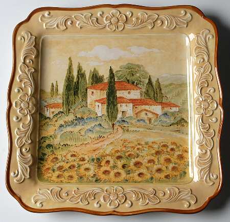 Italia 14" Square Platter