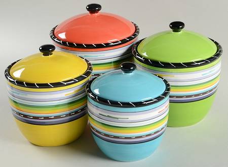 Santa Fe (Nancy Green) (4 Piece) Canister Set (Box Set)