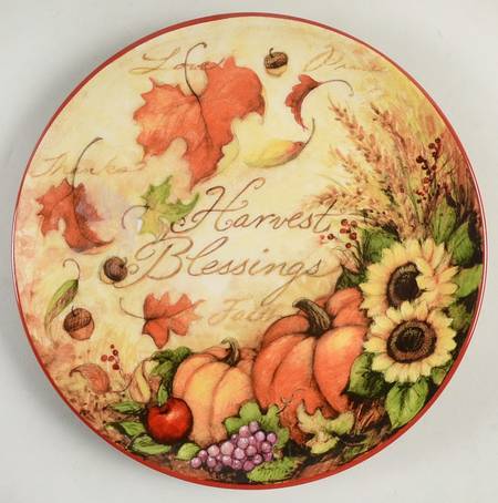 Harvest Dessert/Pie Plate