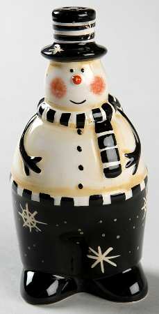 Christmas Snowman Figural Pepper Shaker
