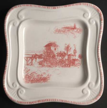 CLR60 Square Salad Plate