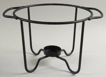 Winter Song Metal Warmer Stand for 1.5 Qt Round Casserole