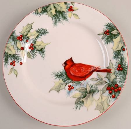 Winter Song Luncheon Plate