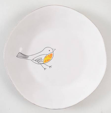 Chickadee Salad/Dessert Plate