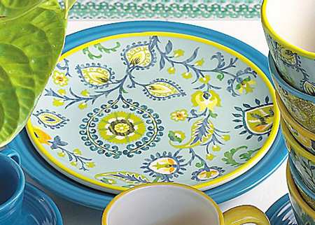 Boho Brights Salad Plate