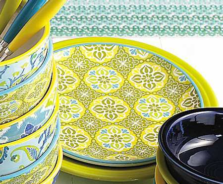 Boho Brights Salad Plate