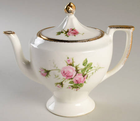 Pink T Rose Teapot & Lid