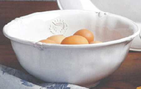 Villa Royale White 10" Oblong Serving Bowl