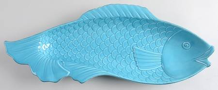 Sardinha Blue 21" Fish Shaped Platter