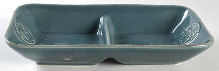 Forum Prussian Blue 2 Part Rectangular Divided Server