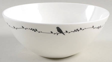 Oiseau Black Soup/Cereal Bowl