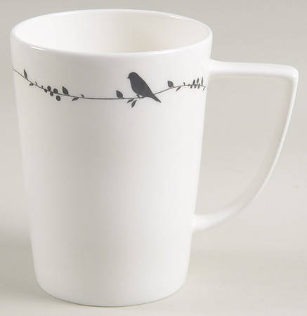 Oiseau Black Mug
