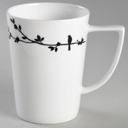 Oiseau Black Mug