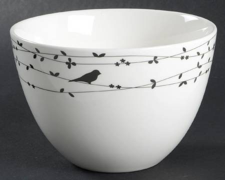 Oiseau Black 5" Nesting Bowl