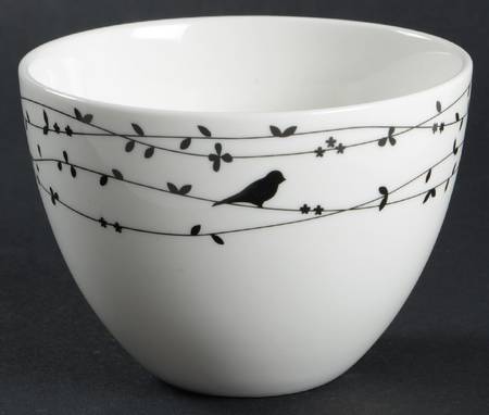 Oiseau Black 4" Nesting Bowl