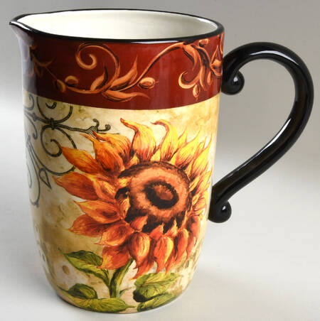 Tuscan Sunflower 80 Oz Pitcher