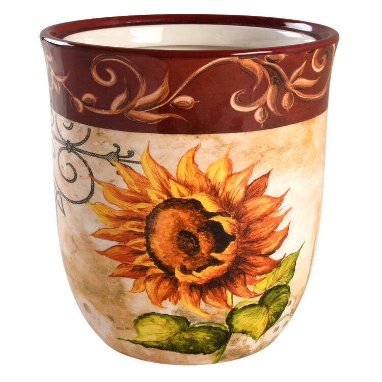 Tuscan Sunflower Large Canister No Lid