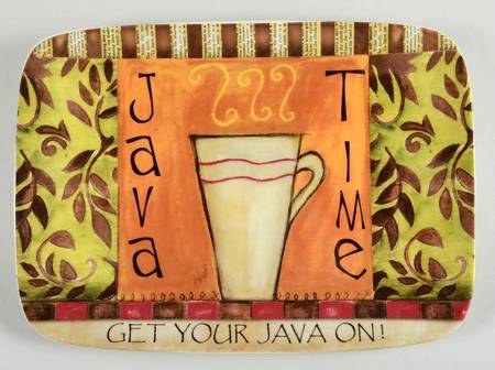 Java Time 14" Rectangular Serving Platter