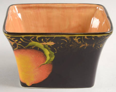 Fruit Filigree Individual Square Ice Cream Dish