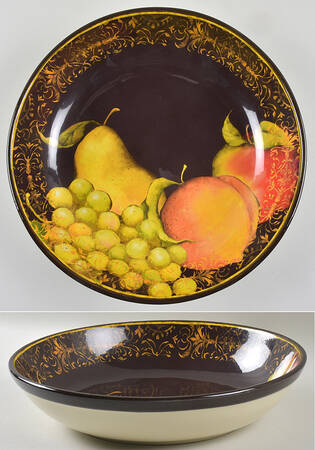 Fruit Filigree 13" Pasta Serving Bowl