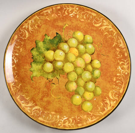 Fruit Filigree 14" Chop Plate (Round Platter)