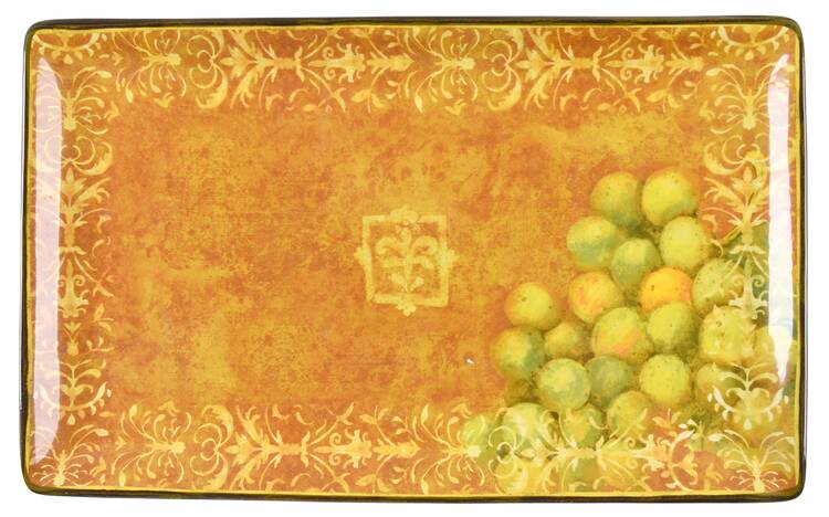 Fruit Filigree 12" Rectangular Serving Platter by Certified International