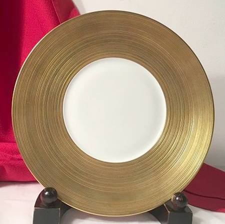 Hemisphere Golden Salad/Dessert Plate