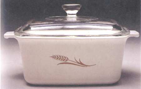 Wheat 1.5 Quart Rectangular Casserole with Lid