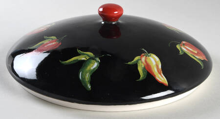 Chili Pepper Lid for Tortilla Warmer