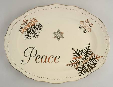 Season of Glory 18" Oval Serving Platter