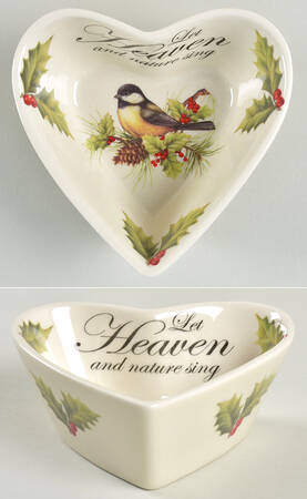 Season of Peace Heart Shaped Dish
