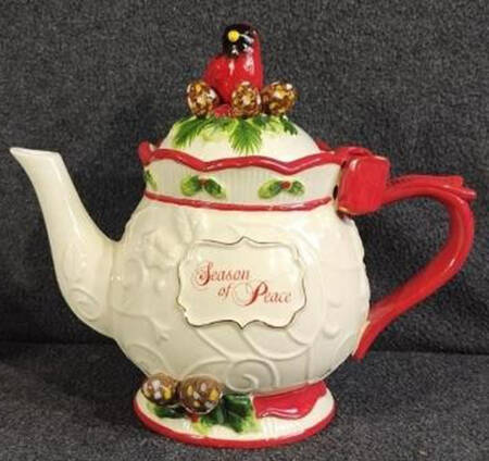Season of Peace Figural Teapot & Lid