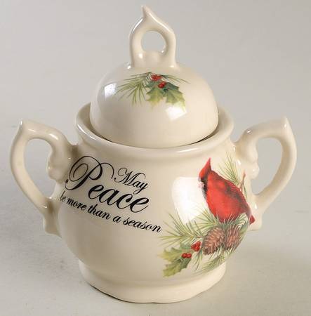 Season of Peace Sugar Bowl & Lid