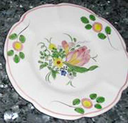 French Floral Luncheon Plate