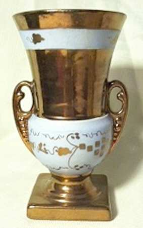 Pocahontas (Blue) 7" Urn Shaped Vase