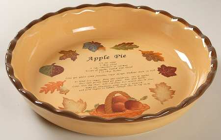 Harvest 11" Pie Baking Plate