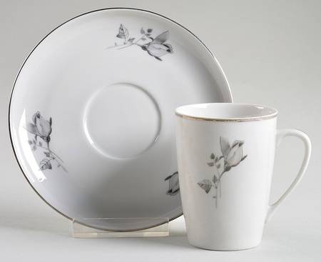 Rosalie Flat Cup & Saucer Set