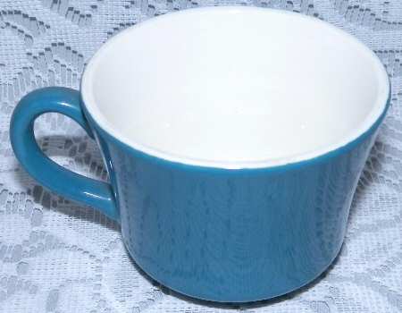 Willow Blue Flat Cup