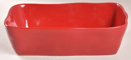 Marin Red 10" Rectangular Baker