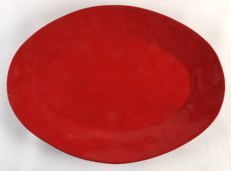 Marin Red 20" Oval Serving Platter