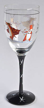Reindeer Games Glassware Wine