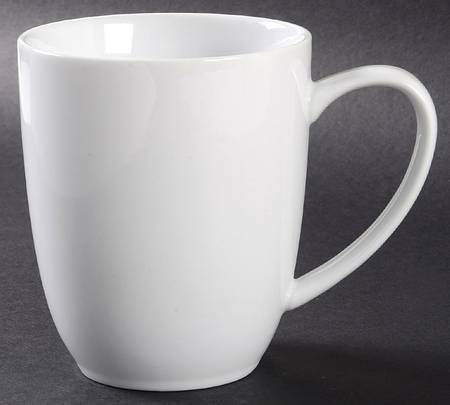 Whiteware Ruffle Mug