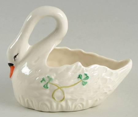 Shamrock Swan Votive Candleholder