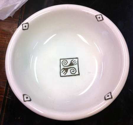 Native Collection White and Brown by Corning Corelle