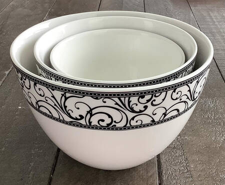 Veluto Black 5" Nesting Bowl